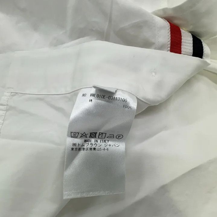 Thom Browne Thom Browne SS21 White Cotton Button-Up Shirt Size US S / EU 44-46 / 1 - 8 Thumbnail