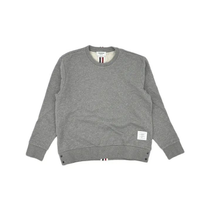 Thom Browne Thom Browne Gray Long Sleeve Sweatshirt Size US L / EU 52-54 / 3 - 2 Thumbnail