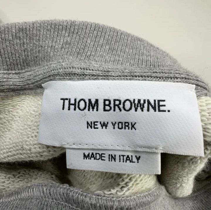 Thom Browne Thom Browne Gray Long Sleeve Sweatshirt Size US L / EU 52-54 / 3 - 7 Thumbnail