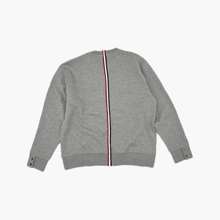 Thom Browne Thom Browne Gray Long Sleeve Sweatshirt Size US L / EU 52-54 / 3 - 3 Thumbnail