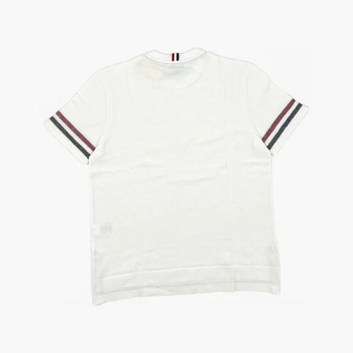 Thom Browne Thom Browne White Striped Short Sleeve T-Shirt Size US S / EU 44-46 / 1 - 3 Thumbnail