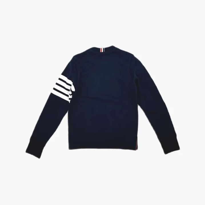 Thom Browne Thom Browne Classic Navy Striped Sweatshirt Size US M / EU 48-50 / 2 - 3 Thumbnail