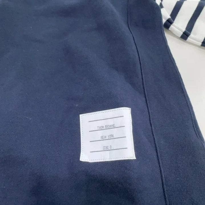 Thom Browne Thom Browne Classic Navy Striped Sweatshirt Size US M / EU 48-50 / 2 - 7 Thumbnail