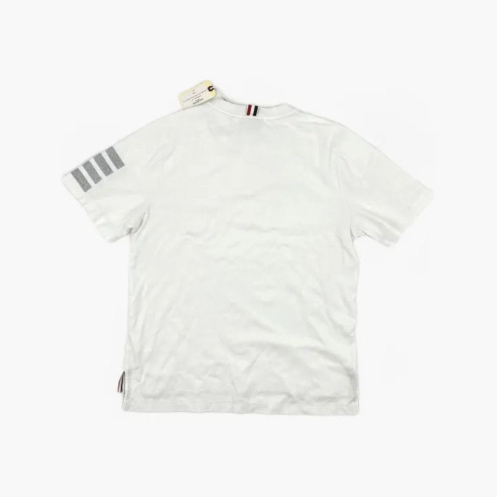 Thom Browne Thom Browne White Crewneck Short Sleeve T-Shirt Size US S / EU 44-46 / 1 - 3 Thumbnail