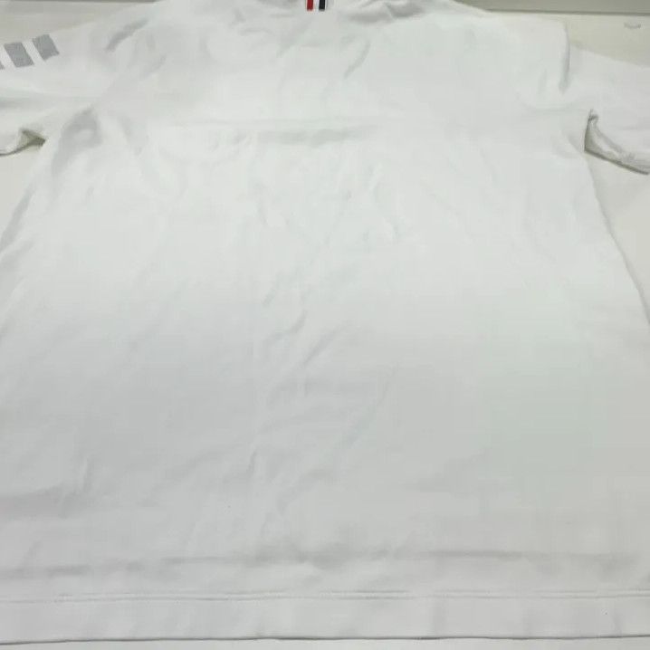 Thom Browne Thom Browne White Crewneck Short Sleeve T-Shirt Size US S / EU 44-46 / 1 - 16 Thumbnail