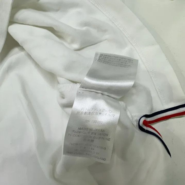 Thom Browne Thom Browne White Crewneck Short Sleeve T-Shirt Size US S / EU 44-46 / 1 - 5 Thumbnail