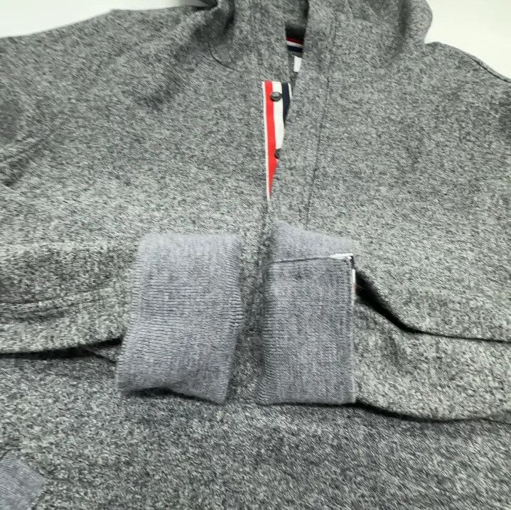 Thom Browne Thom Browne Stylish Casual Gray Hoodie Size US M / EU 48-50 / 2 - 9 Thumbnail