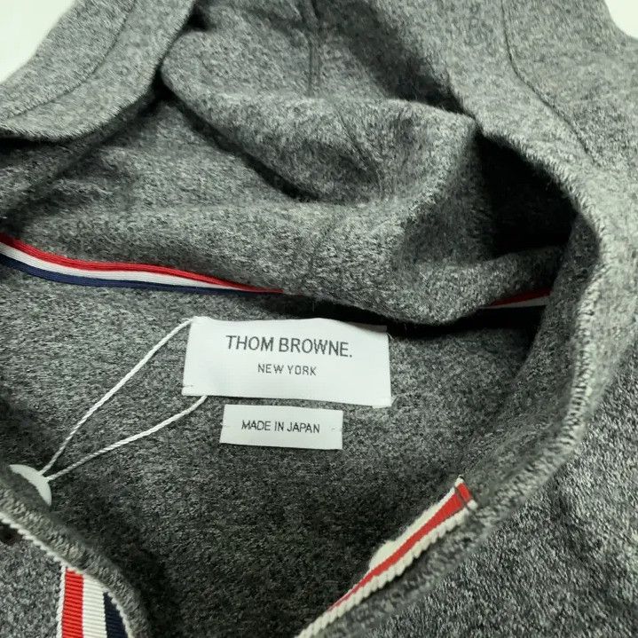 Thom Browne Thom Browne Stylish Casual Gray Hoodie Size US M / EU 48-50 / 2 - 4 Thumbnail