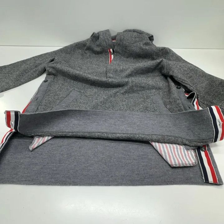 Thom Browne Thom Browne Stylish Casual Gray Hoodie Size US M / EU 48-50 / 2 - 10 Thumbnail