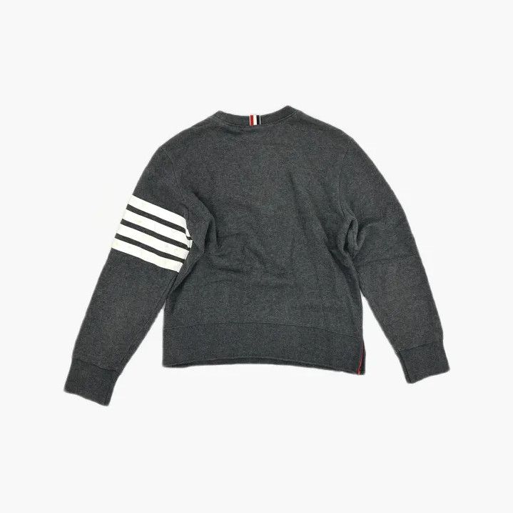 Thom Browne Thom Browne Classic Four-Bar Pullover Sweatshirt Size US M / EU 48-50 / 2 - 3 Thumbnail