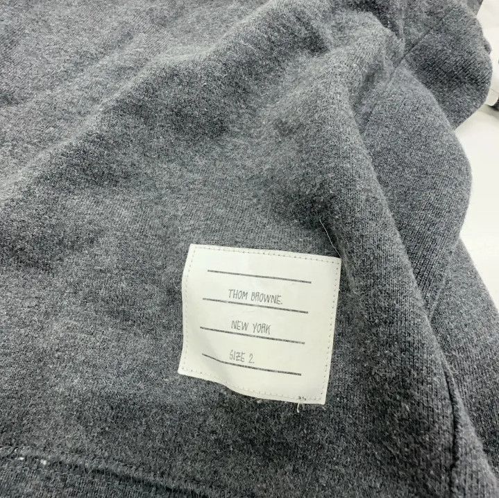 Thom Browne Thom Browne Classic Four-Bar Pullover Sweatshirt Size US M / EU 48-50 / 2 - 5 Thumbnail