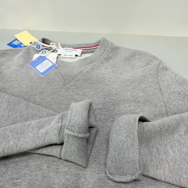 Thom Browne Thom Browne Gray Long Sleeve Sweatshirt Size US M / EU 48-50 / 2 - 9 Thumbnail