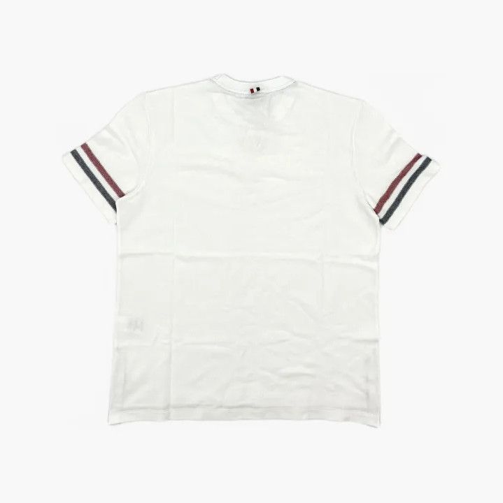 Thom Browne Thom Browne White Striped Short Sleeve T-Shirt Size US L / EU 52-54 / 3 - 3 Thumbnail