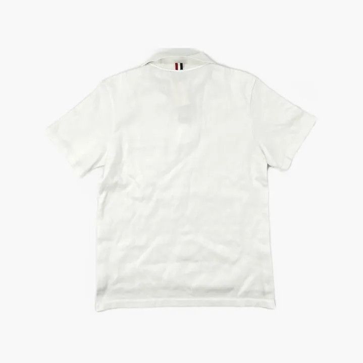 Thom Browne Thom Browne White Short Sleeve Polo Shirt Size US S / EU 44-46 / 1 - 3 Thumbnail