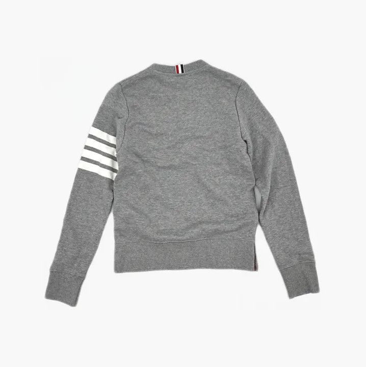 Thom Browne Thom Browne Gray Classic Striped Sweatshirt Size US M / EU 48-50 / 2 - 3 Thumbnail