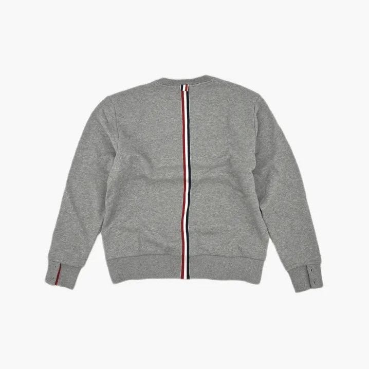 Thom Browne Thom Browne Gray Long Sleeve Sweatshirt Size US L / EU 52-54 / 3 - 3 Thumbnail