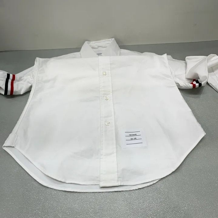 Thom Browne Thom Browne Classic Striped Long Sleeve Shirt Size US M / EU 48-50 / 2 - 7 Thumbnail