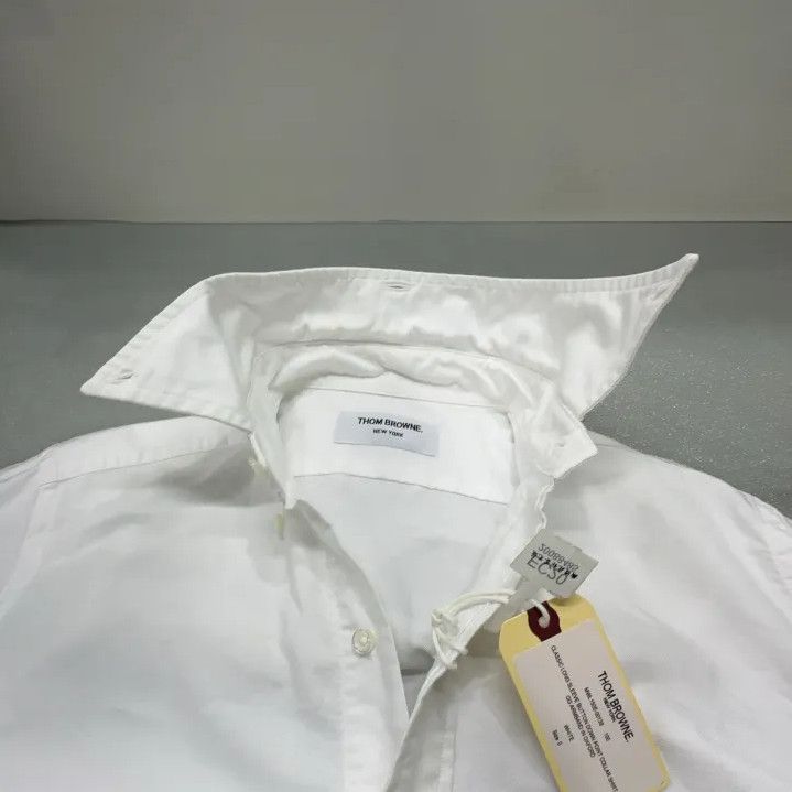 Thom Browne Thom Browne Classic Striped Long Sleeve Shirt Size US M / EU 48-50 / 2 - 8 Thumbnail