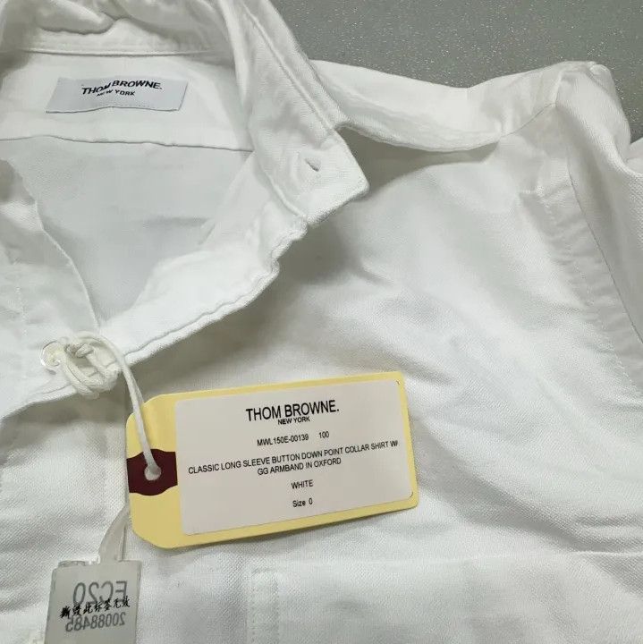 Thom Browne Thom Browne Classic Striped Long Sleeve Shirt Size US M / EU 48-50 / 2 - 5 Thumbnail
