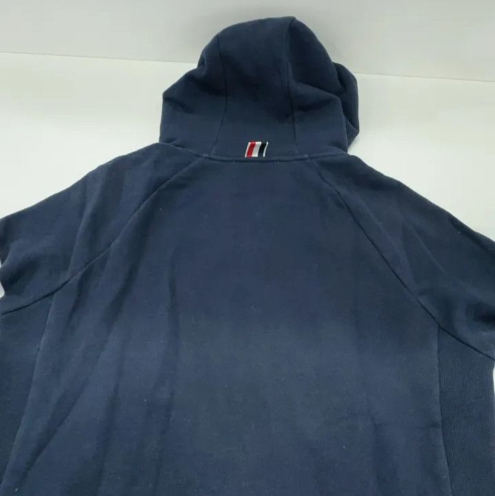 Thom Browne Thom Browne Classic Navy Zip-Up Hoodie Size US S / EU 44-46 / 1 - 15 Thumbnail