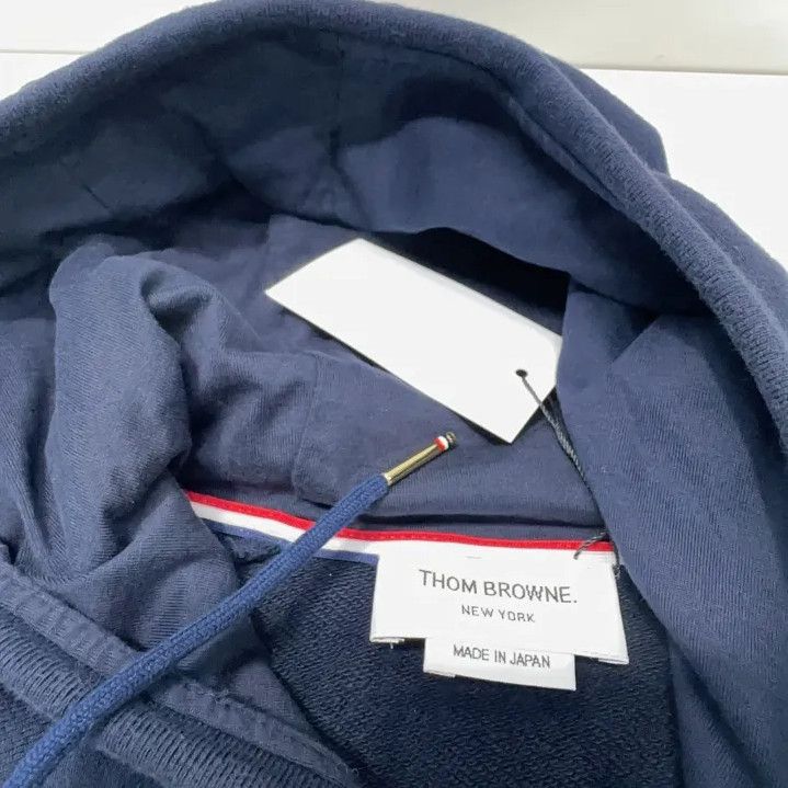 Thom Browne Thom Browne Classic Zipper Hooded Sweatshirt Size US M / EU 48-50 / 2 - 6 Thumbnail