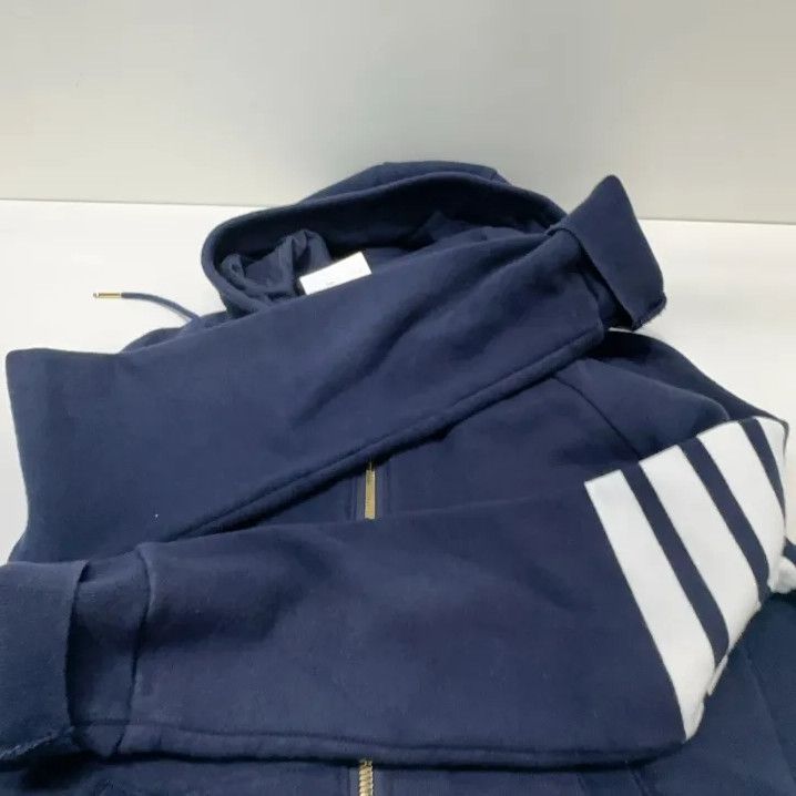 Thom Browne Thom Browne Classic Zipper Hooded Sweatshirt Size US M / EU 48-50 / 2 - 12 Thumbnail