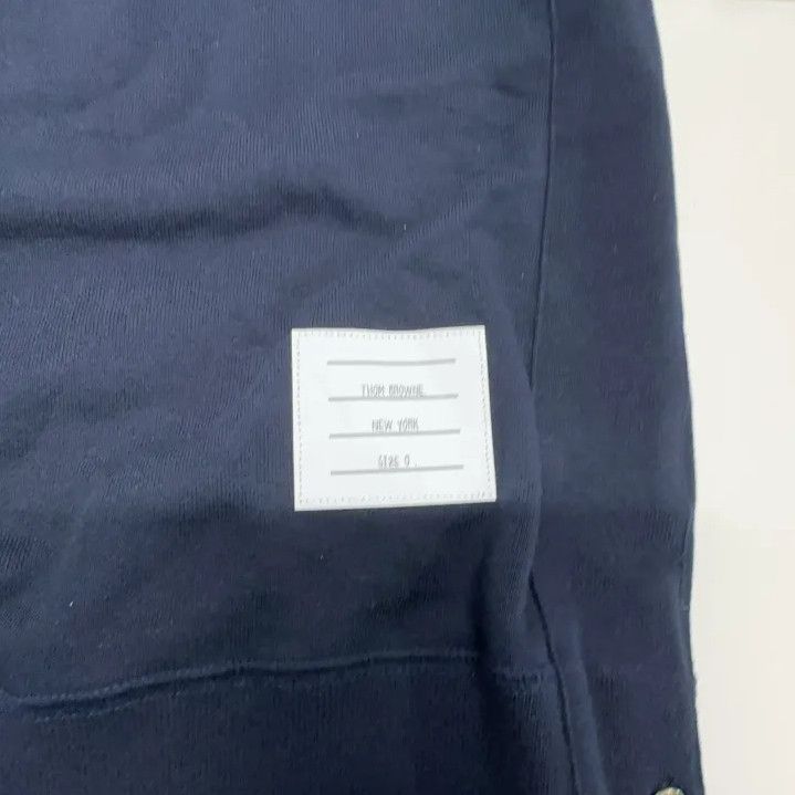 Thom Browne Thom Browne Classic Navy Crewneck Sweatshirt Size US M / EU 48-50 / 2 - 6 Thumbnail