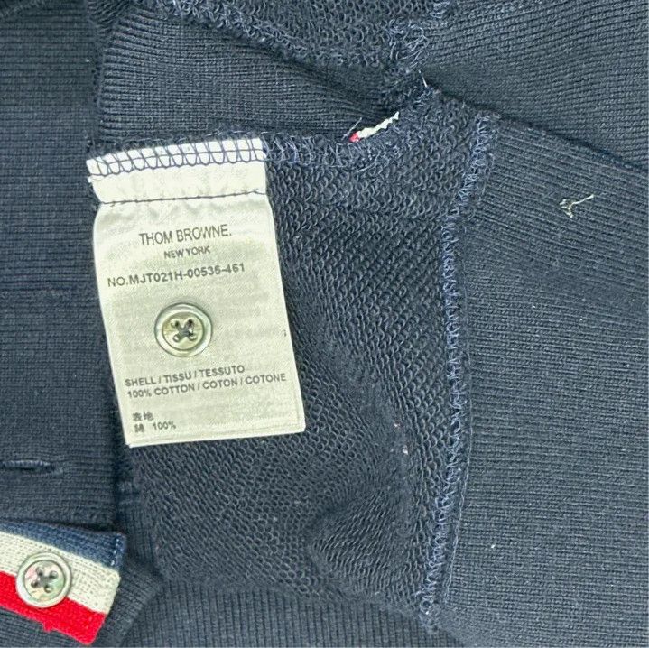 Thom Browne Thom Browne Classic Navy Sweatshirt for Men Size US S / EU 44-46 / 1 - 2 Thumbnail