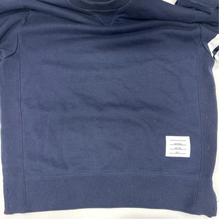 Thom Browne Thom Browne Classic Navy Sweatshirt for Men Size US S / EU 44-46 / 1 - 6 Thumbnail