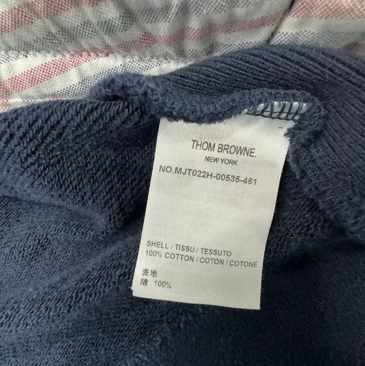 Thom Browne Thom Browne Navy Blue Zip-Up Jacket Size US L / EU 52-54 / 3 - 4 Thumbnail