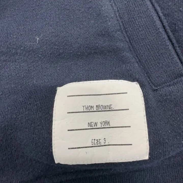 Thom Browne Thom Browne Navy Blue Zip-Up Jacket Size US L / EU 52-54 / 3 - 5 Thumbnail