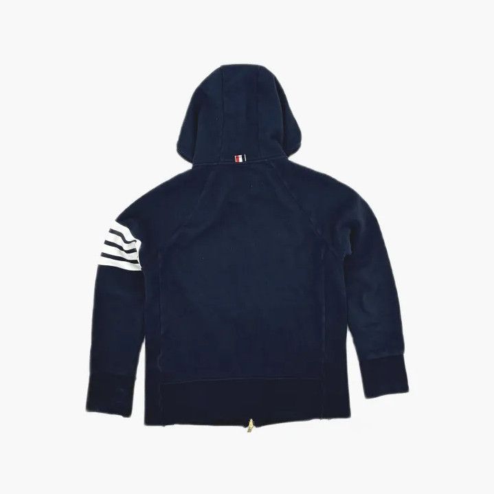 Thom Browne Thom Browne Navy Blue Zip-Up Jacket Size US L / EU 52-54 / 3 - 3 Thumbnail