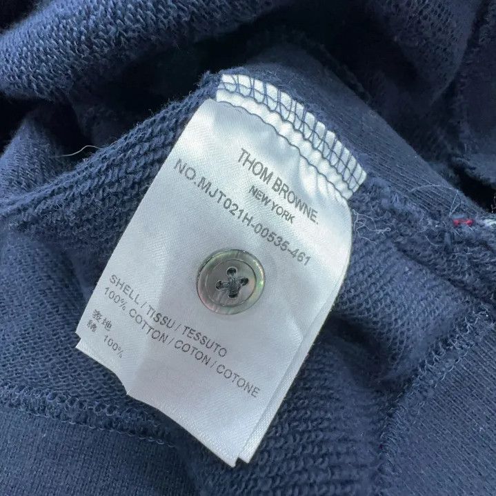 Thom Browne Thom Browne Classic Navy Sweatshirt with Stripes Size US S / EU 44-46 / 1 - 4 Thumbnail