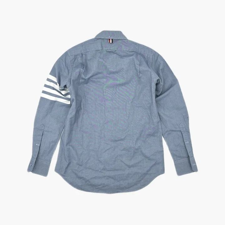 Thom Browne Thom Browne Classic Striped Long Sleeve Button Shirt Size US M / EU 48-50 / 2 - 3 Thumbnail