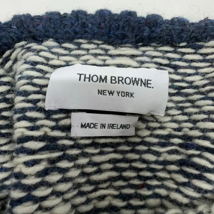 Thom Browne Thom Browne Unisex Color Blocked Knit Sweater Size US S / EU 44-46 / 1 - 4 Thumbnail
