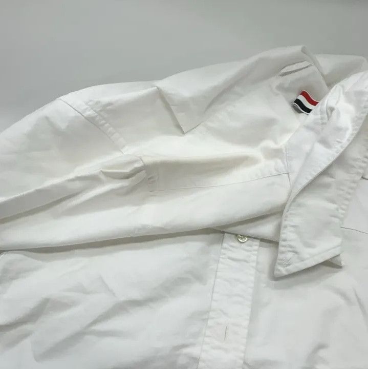Thom Browne Thom Browne White Long Sleeve Casual Shirt Size US S / EU 44-46 / 1 - 7 Thumbnail
