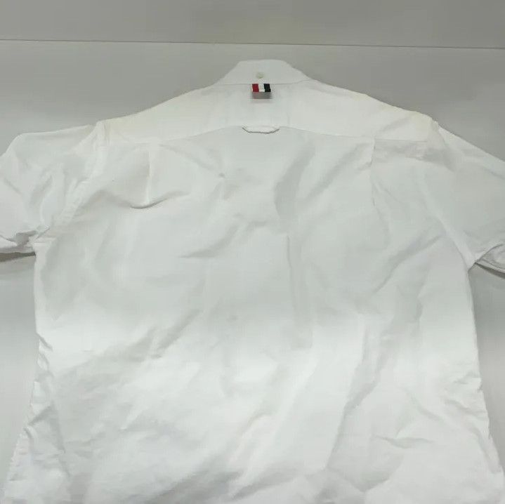 Thom Browne Thom Browne White Long Sleeve Casual Shirt Size US S / EU 44-46 / 1 - 13 Thumbnail