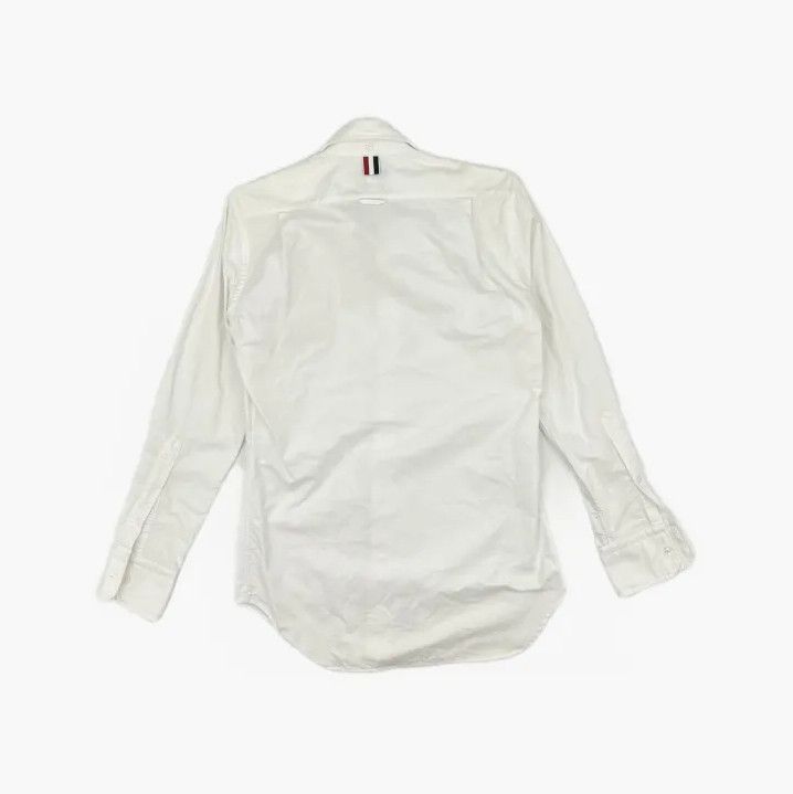 Thom Browne Thom Browne White Long Sleeve Casual Shirt Size US S / EU 44-46 / 1 - 3 Thumbnail