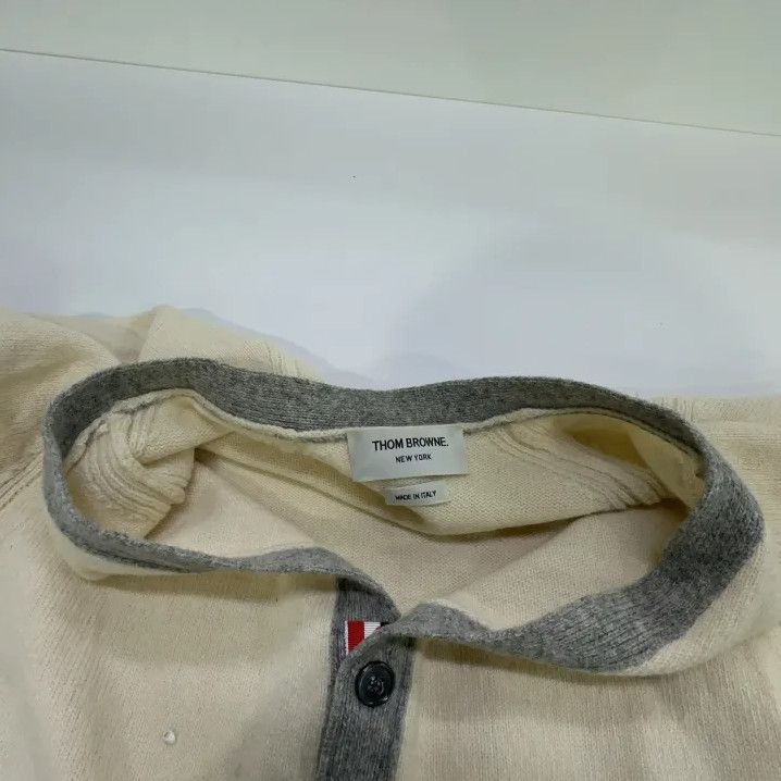 Thom Browne Thom Browne Colorblock V-Neck Knit Sweater Size US M / EU 48-50 / 2 - 6 Thumbnail