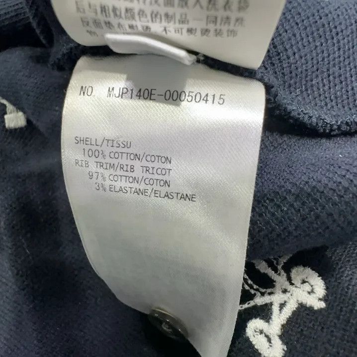 Thom Browne Thom Browne Navy Graphic Short Sleeve Polo Size US M / EU 48-50 / 2 - 7 Thumbnail