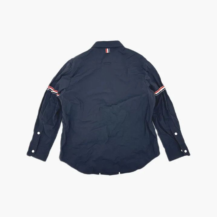 Thom Browne Thom Browne Classic Three-Stripe Long Sleeve Shirt Size US M / EU 48-50 / 2 - 3 Thumbnail