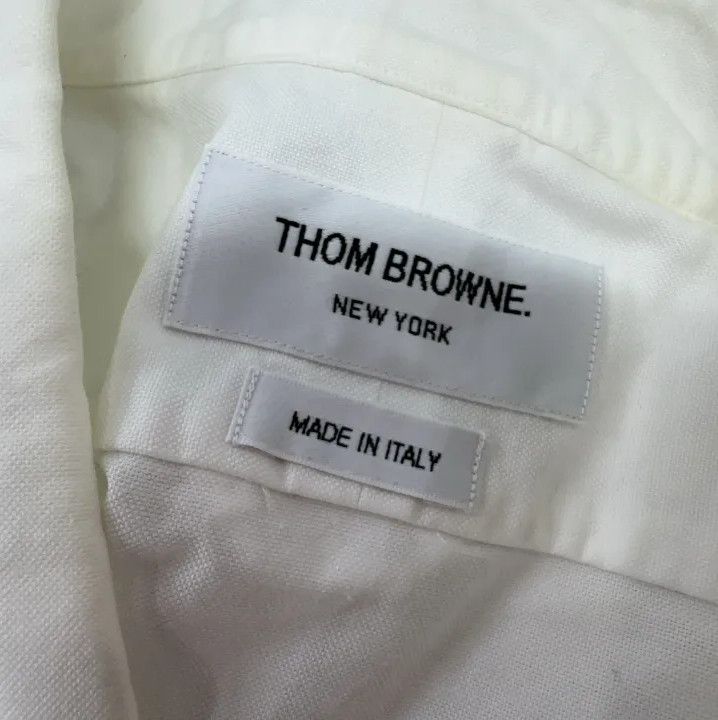 Thom Browne Thom Browne Classic Long Sleeve Shirt for Men Size US M / EU 48-50 / 2 - 5 Thumbnail