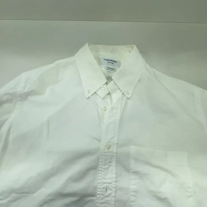 Thom Browne Thom Browne Classic Long Sleeve Shirt for Men Size US M / EU 48-50 / 2 - 7 Thumbnail