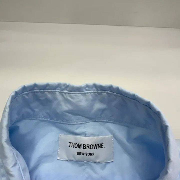 Thom Browne Thom Browne Long Sleeve Button-Up Shirt in Light Blue Size US S / EU 44-46 / 1 - 4 Thumbnail