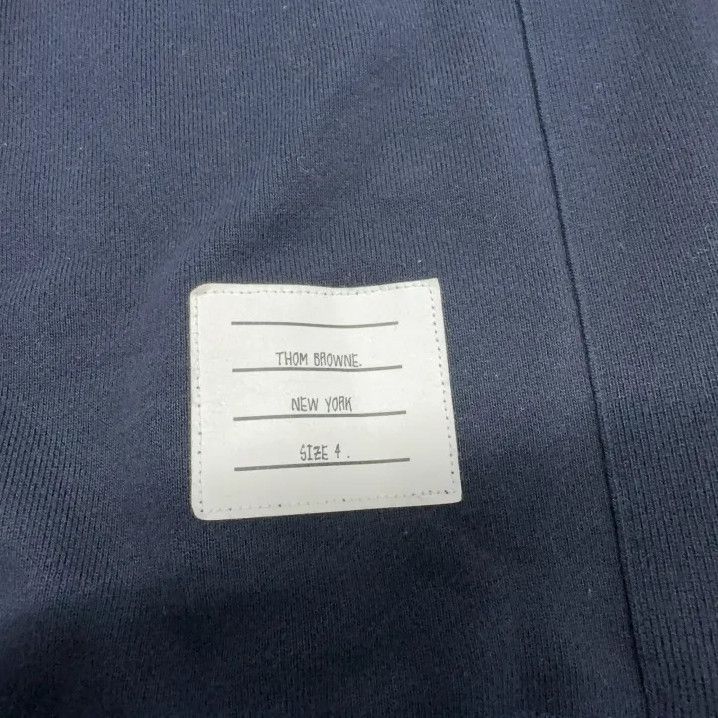 Thom Browne Thom Browne Classic Navy Crewneck Sweatshirt for Men Size US M / EU 48-50 / 2 - 5 Thumbnail