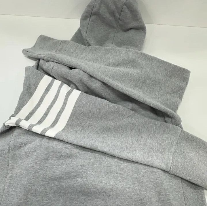 Thom Browne Thom Browne Classic Zip Hoodie with Stripes Size US M / EU 48-50 / 2 - 15 Thumbnail