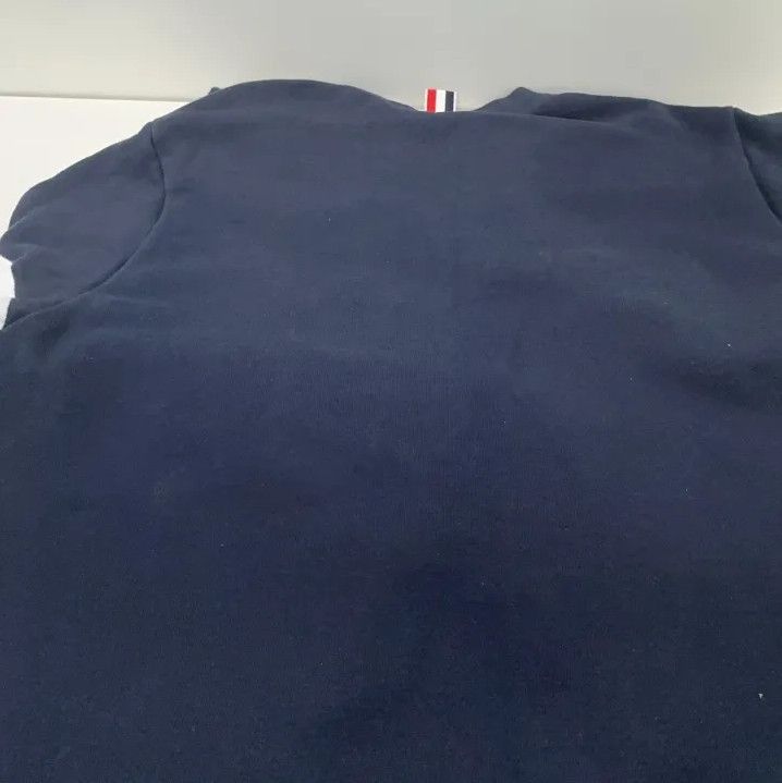 Thom Browne Thom Browne Classic Navy Blue Crewneck Sweatshirt Size US L / EU 52-54 / 3 - 22 Thumbnail