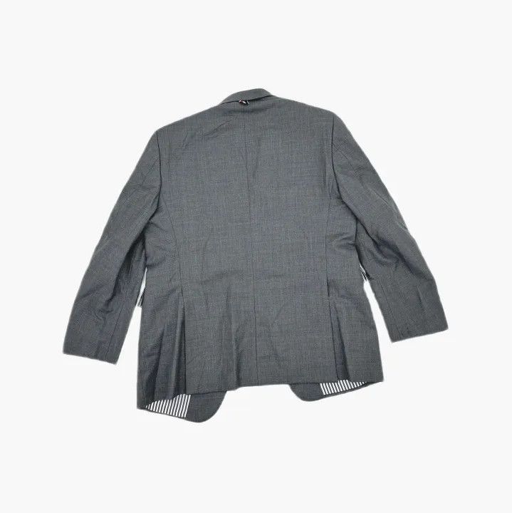 Thom Browne Thom Browne Gray Single-Breasted Long Sleeve Blazer Size US L / EU 52-54 / 3 - 3 Thumbnail