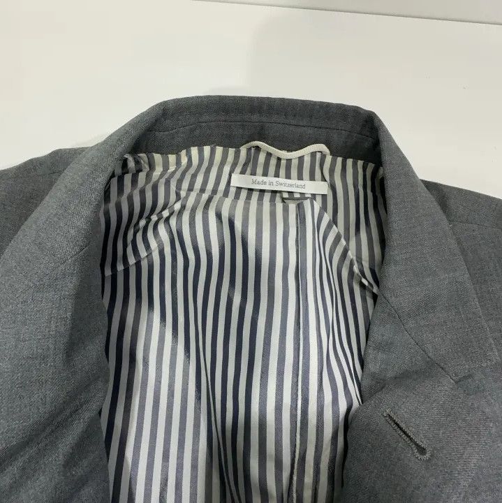 Thom Browne Thom Browne Gray Single-Breasted Long Sleeve Blazer Size US L / EU 52-54 / 3 - 9 Thumbnail