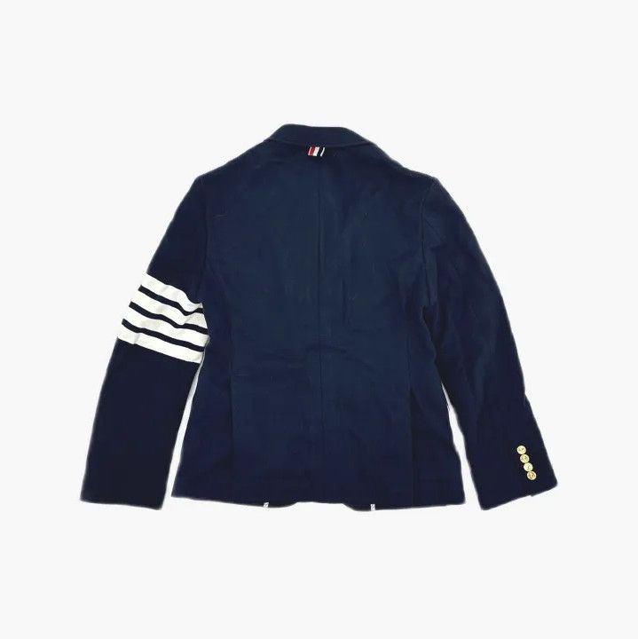 Thom Browne Thom Browne Navy Blue Button-Up Blazer Size US M / EU 48-50 / 2 - 3 Thumbnail
